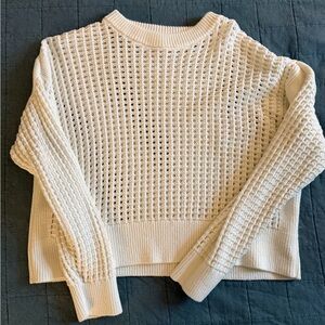 Old Navy Women's Textured White Sweater